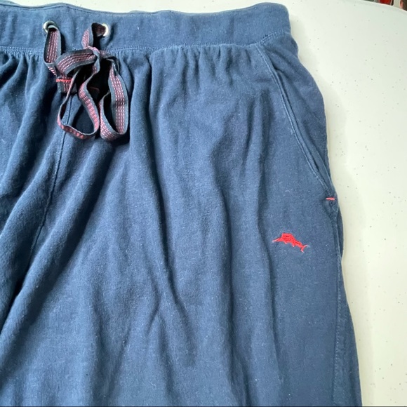 Tommy Bahama Mens Medium Size Blue Drawstring Joggers Sweatpants - Picture 10 of 10